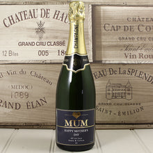 Load image into Gallery viewer, Single Bottle of Champagne with Printed Mothers Day Label
