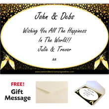 Load image into Gallery viewer, Single Bottle of Champagne with Printed Wedding Label
